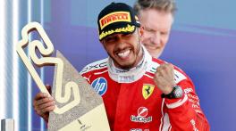 Lewis Hamilton makes dream come true with first Ferrari win