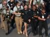 Sean Strickland escorted from UFC fan festival after crowd surge
