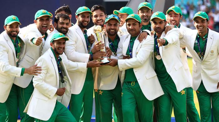 Pakistan players relive the memories of their 2017 Champions Trophy win