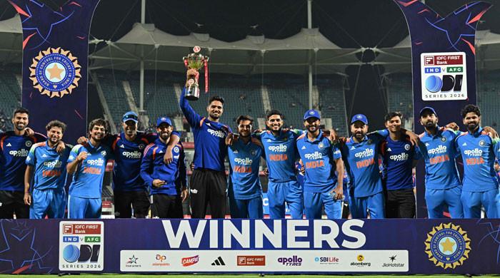 India whitewashed the series by defeating Afghanistan in the third ODI India whitewashed the series by defeating Afghanistan in the third ODI