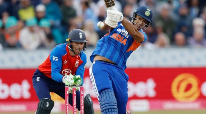 The first T20 between India and England was abandoned due to rain The first T20 between India and England was abandoned due to rain