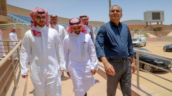 Mohsin Naqvi visited King Fahd Abdulaziz University Stadium in Jeddah Mohsin Naqvi visited King Fahd Abdulaziz University Stadium in Jeddah