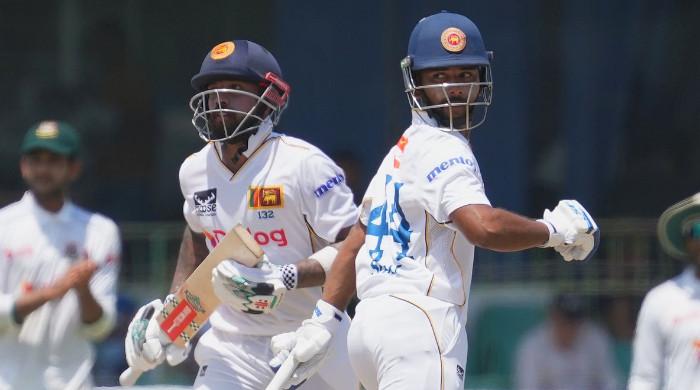 In the second Test against the West Indies, Sri Lanka tightened their grip by amassing 549 runs In the second Test against the West Indies, Sri Lanka tightened their grip by amassing 549 runs