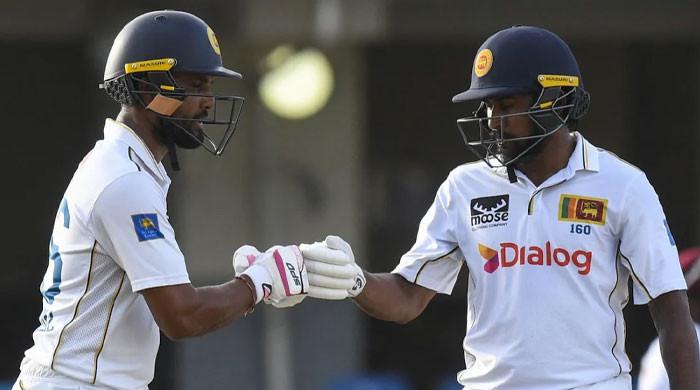 In the second Test against the West Indies, Sri Lanka are leading despite the opposition In the second Test against the West Indies, Sri Lanka are leading despite the opposition