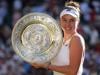 Noskova overcomes nerves to beat Muchova in Wimbledon final