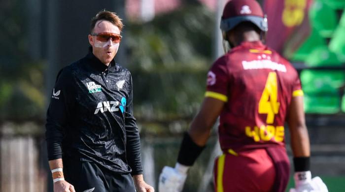 Jayden Lennox helped New Zealand into the second ODI against the West Indies