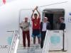 World champions Spain land in Madrid as heroic welcome awaits