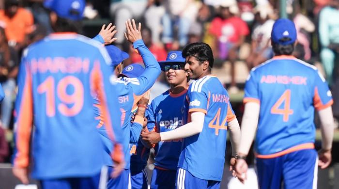 India whitewashed the series by defeating Zimbabwe in the third T20I