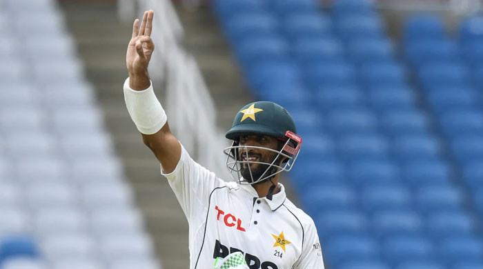 Shaun Masood scored a century against West Indies to create a solo record