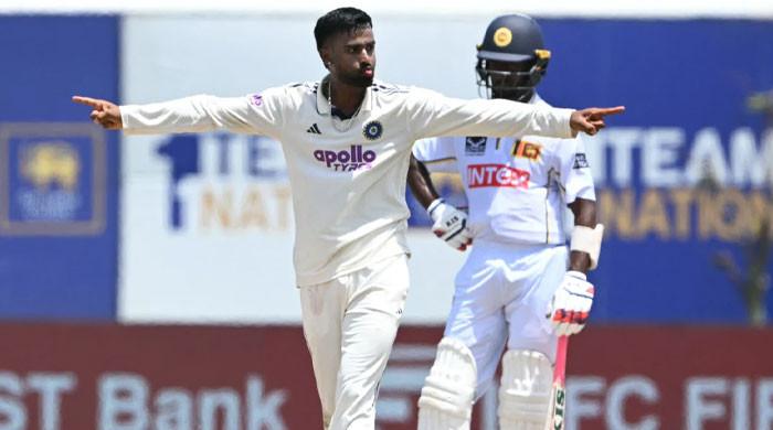 Manav Suthar takes six as India beat Sri Lanka in first Test