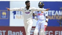 Manav Suthar takes six as India beat Sri Lanka in first Test