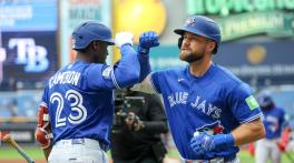 Behind Nathan Lukes, Blue Jays bid for series win against Royals