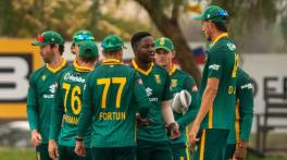 South Africa thump Namibia in rain-hit ODI series opener