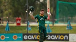 Jordan Hermann equals all-time ODI record on debut
