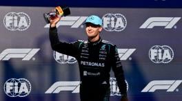 Russell edges Antonelli to top first F1 practice at the Madring