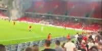 rubbish and shoes thrown at israeli players in albania