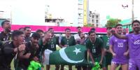 pakistan maldives golden jubliee football tournament kay final main puhnch gaya
