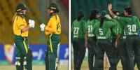 pakistan women under 19 ko south africa women under 19 nay shikast dedi