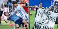 siasi banner aur khilarion k sath mar peet argentina football per jurmano ka imkan