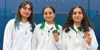 asian games mien teen squash khelny wali teen pakistani behnein